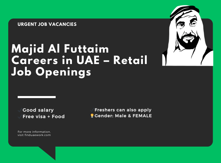 Majid Al Futtaim Careers in UAE – Retail Job Openings for freshers