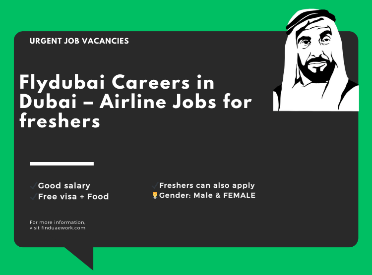 Flydubai Careers in Dubai – Airline Jobs for freshers