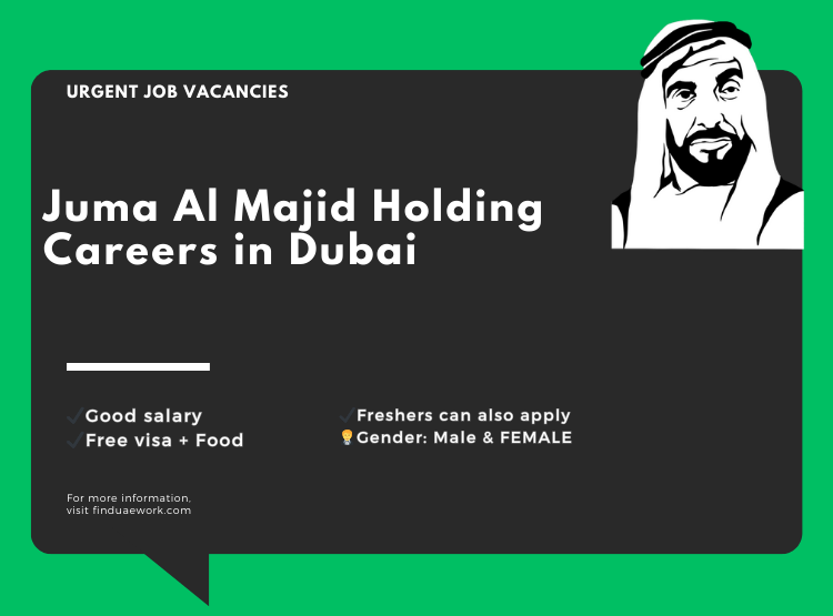 Juma Al Majid Holding Careers in Dubai