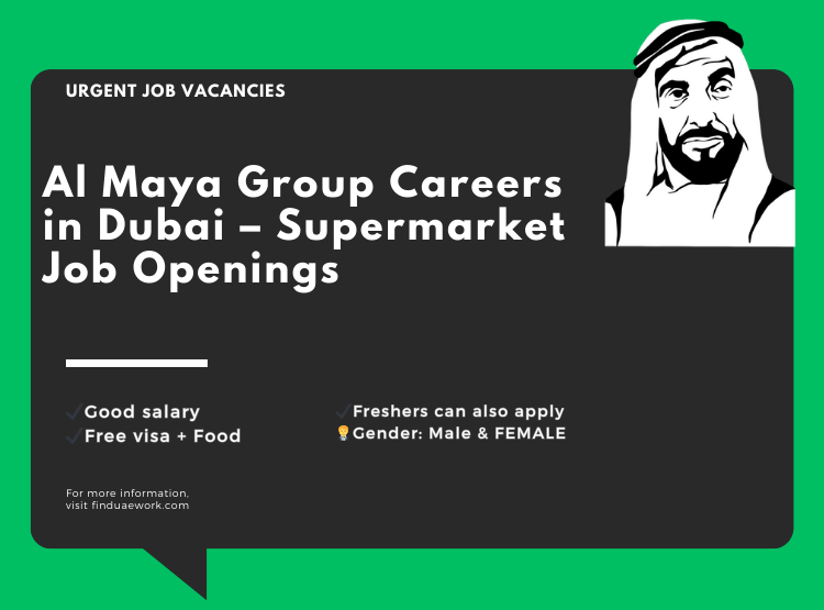 Al Maya Group Careers in Dubai – Supermarket Job Openings