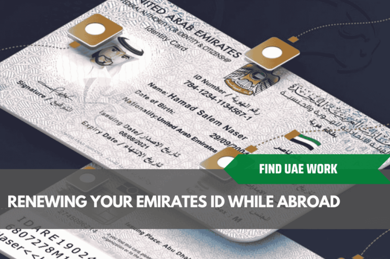 Renewing Your Emirates ID While Abroad: A Step-by-Step Guide